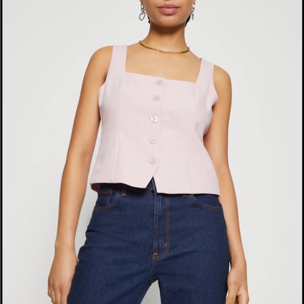 Abercrombie pink vest top
